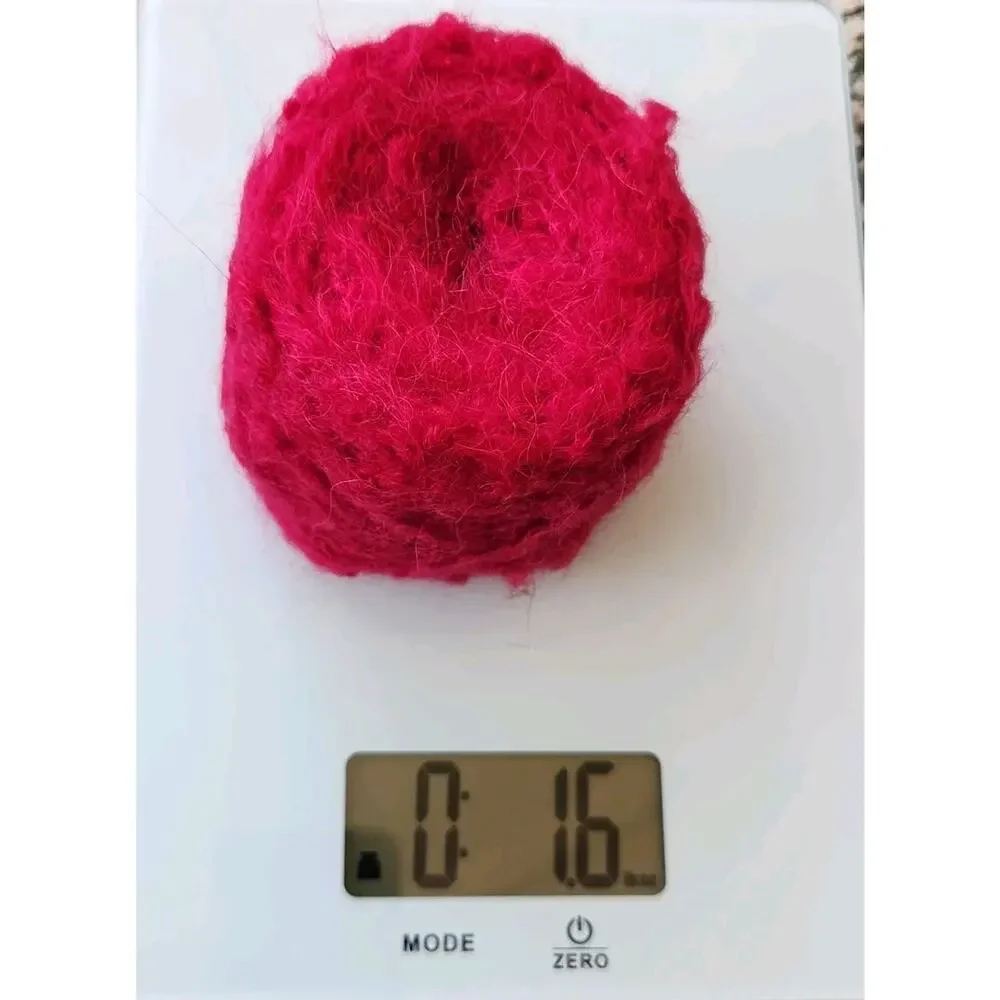 Tahki Alpaka Soft 100% Alpaca Yarn Pink 1 Skein + 1 Ball Fuzzy Bulky Pink